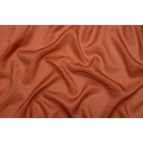 Satin-Faced Polyester Organza - Sienna - Ardea Collection by Mood