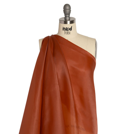 Satin-Faced Polyester Organza - Sienna - Ardea Collection by Mood