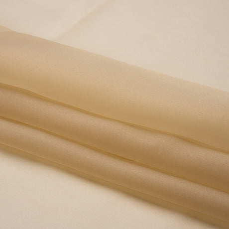 Satin-Faced Polyester Organza - Cashmere - Ardea Collection by Mood