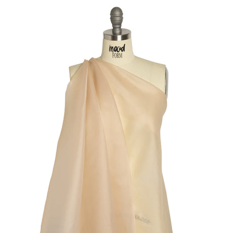 Satin-Faced Polyester Organza - Cashmere - Ardea Collection by Mood