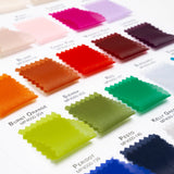 Color Card - Ardea Satin-Faced Organza Collection - 8.5" x 11", 3-Hole