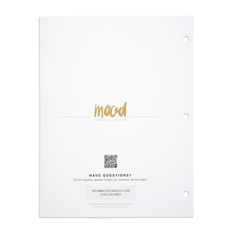 Color Card - Ardea Satin-Faced Organza Collection - 8.5" x 11", 3-Hole