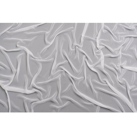 Polyester High-Multi Chiffon - Bright White - Netta Collection by Mood