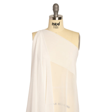 Polyester High-Multi Chiffon - Antique White - Netta Collection by Mood