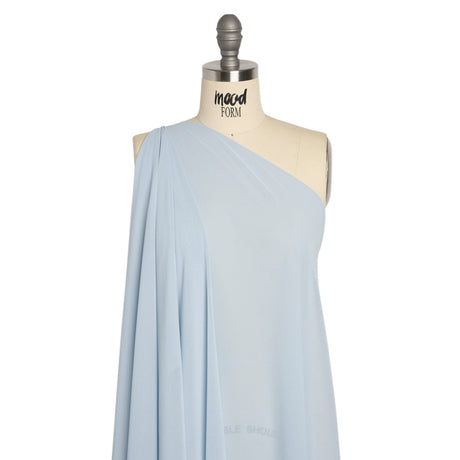 Polyester High-Multi Chiffon - Baby Blue - Netta Collection by Mood
