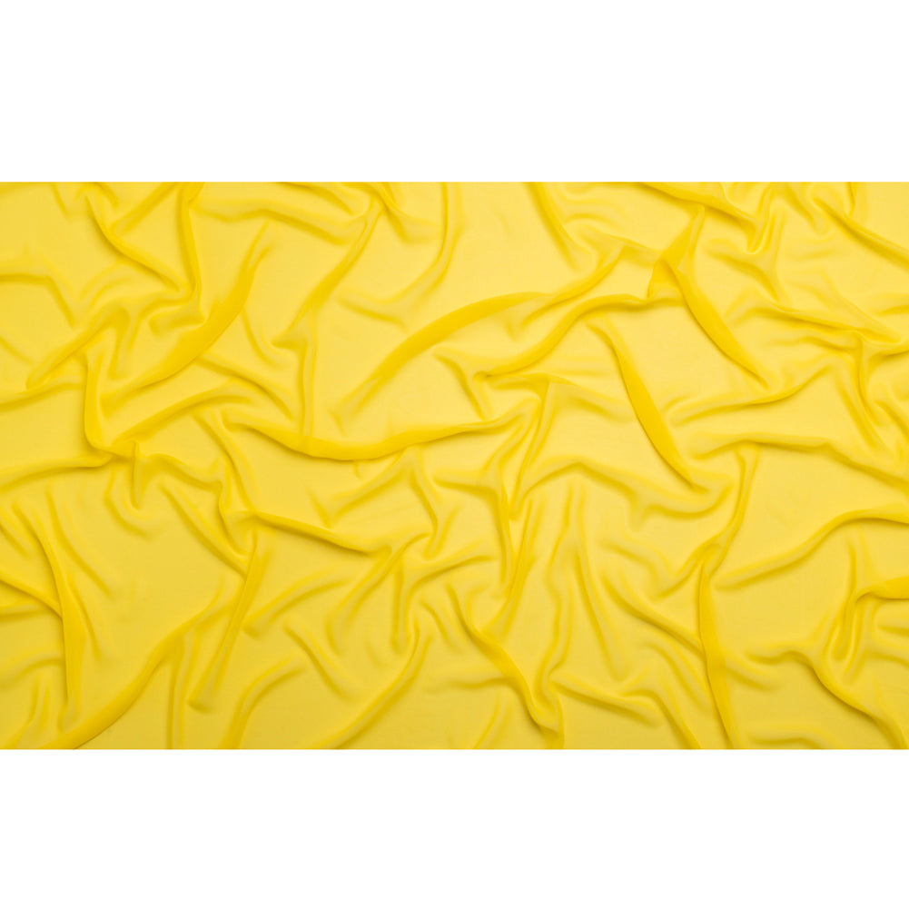 Polyester High-Multi Chiffon - Buttercup Yellow - Netta Collection by Mood