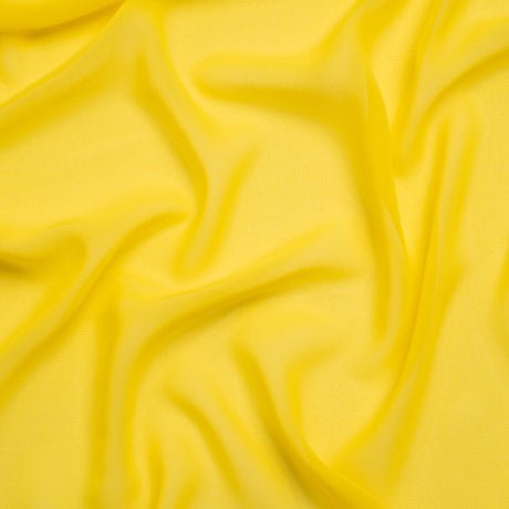 Polyester High-Multi Chiffon - Buttercup Yellow - Netta Collection by Mood