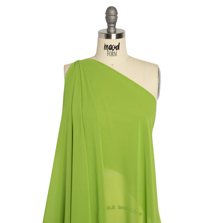 Polyester High-Multi Chiffon - Peridot Green - Netta Collection by Mood