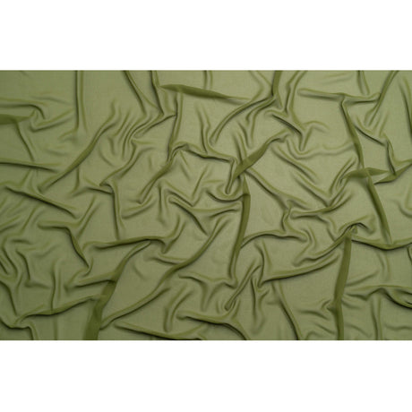 Polyester High-Multi Chiffon - Pesto Green - Netta Collection by Mood