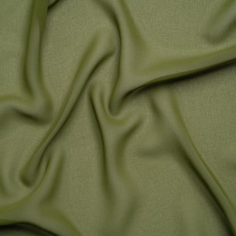 Polyester High-Multi Chiffon - Pesto Green - Netta Collection by Mood