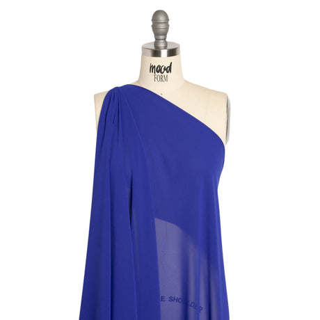 Polyester High-Multi Chiffon - Mazarine Blue - Netta Collection by Mood