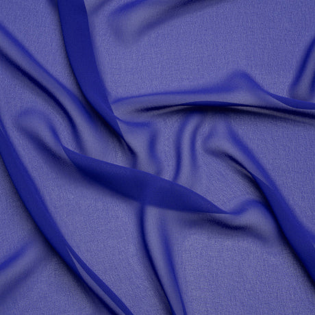 Polyester High-Multi Chiffon - Mazarine Blue - Netta Collection by Mood