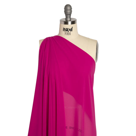 Polyester High-Multi Chiffon - Magenta Haze - Netta Collection by Mood