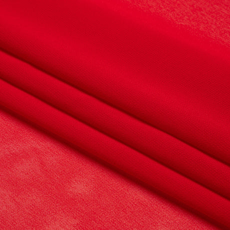 Polyester High-Multi Chiffon - Red - Netta Collection by Mood