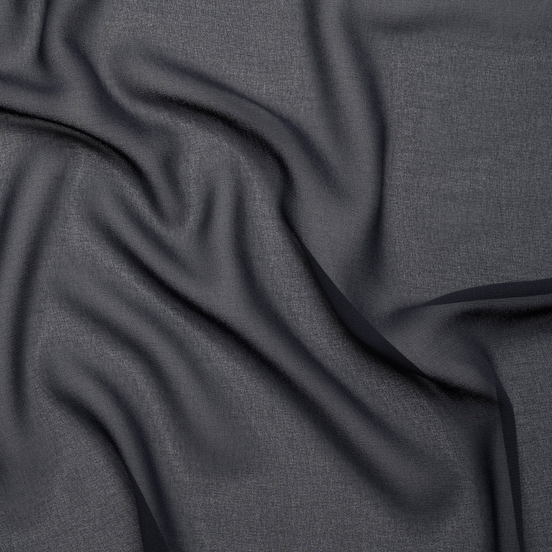 Polyester High-Multi Chiffon - Navy - Netta Collection by Mood