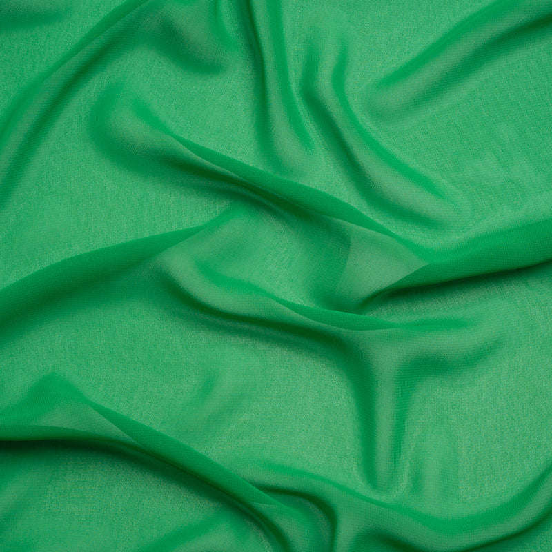 Polyester High-Multi Chiffon - Kelly Green - Netta Collection by Mood
