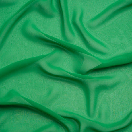 Polyester High-Multi Chiffon - Kelly Green - Netta Collection by Mood
