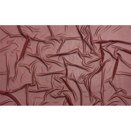 Polyester High-Multi Chiffon - Burgundy - Netta Collection by Mood