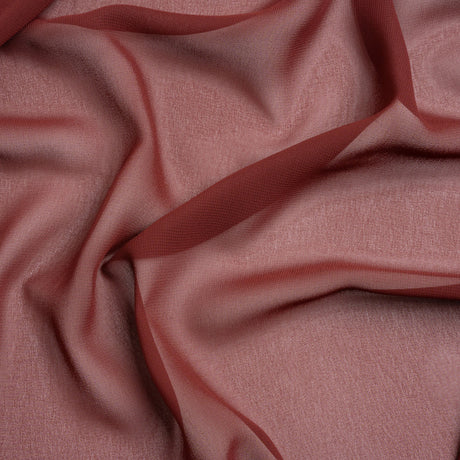 Polyester High-Multi Chiffon - Burgundy - Netta Collection by Mood