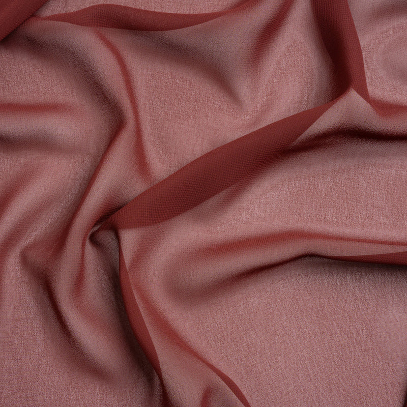 Polyester High-Multi Chiffon - Burgundy - Netta Collection by Mood