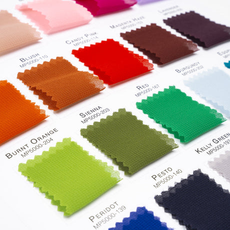 Color Card - Netta High-Multi Chiffon Collection - 8.5" x 11", 3-Hole