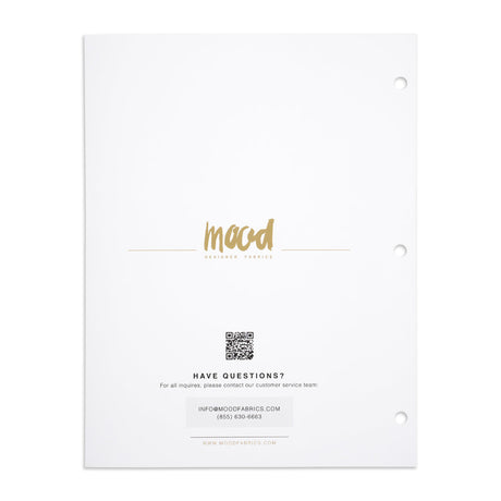 Color Card - Netta High-Multi Chiffon Collection - 8.5" x 11", 3-Hole