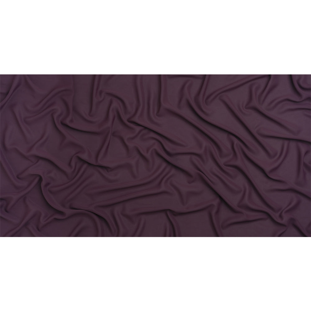 Polyester Double Georgette - Eggplant - Mimosa Collection by Mood