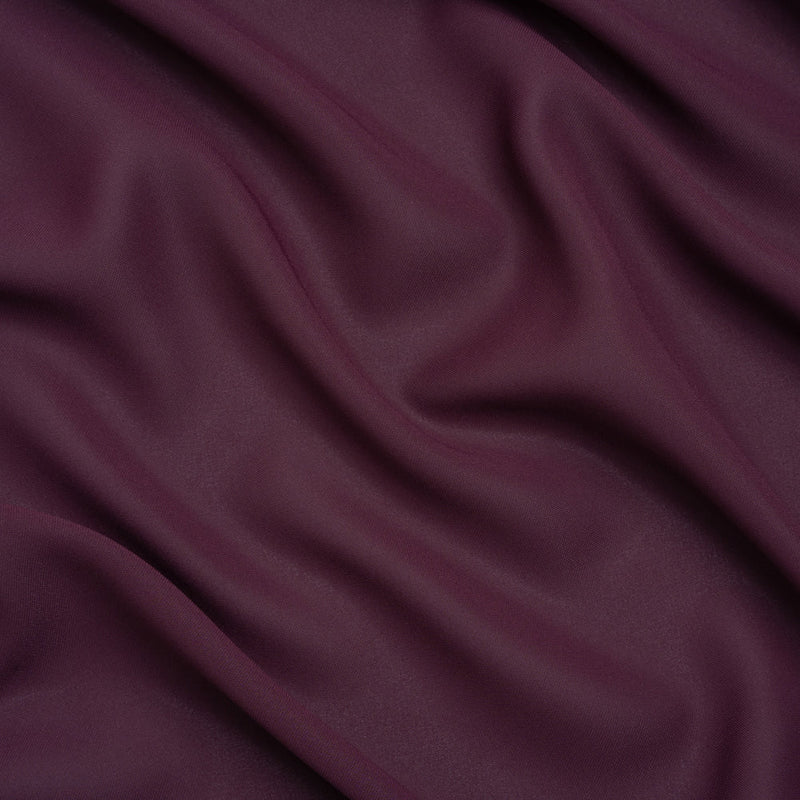 Polyester Double Georgette - Eggplant - Mimosa Collection by Mood