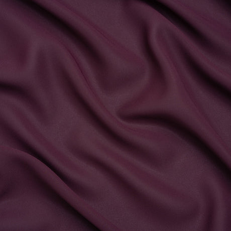Polyester Double Georgette - Eggplant - Mimosa Collection by Mood