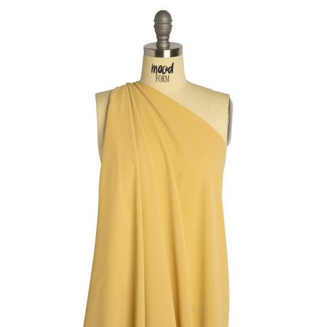 Polyester Double Georgette - Gold - Mimosa Collection by Mood