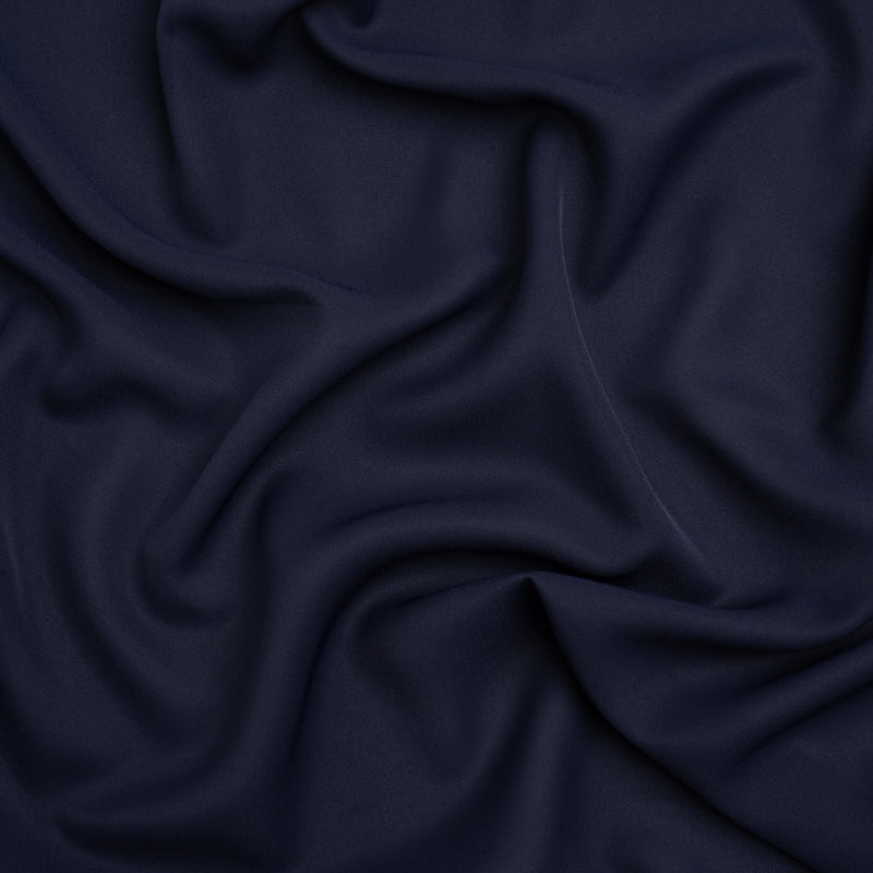 Polyester Double Georgette - Navy - Mimosa Collection by Mood