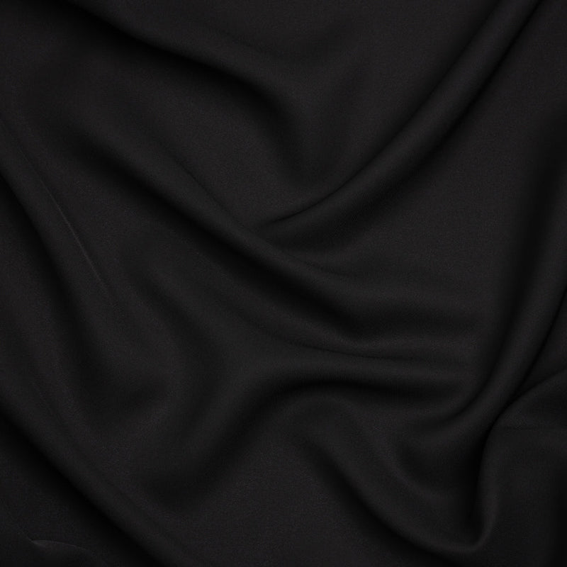 Polyester Double Georgette - Black - Mimosa Collection by Mood
