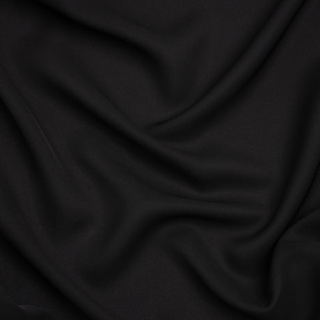 Polyester Double Georgette - Black - Mimosa Collection by Mood