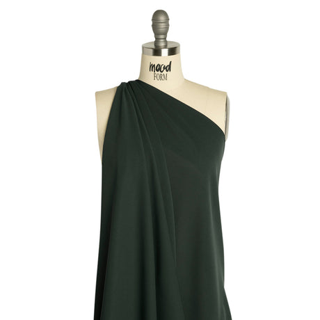 Polyester Double Georgette - Charcoal Gray - Mimosa Collection by Mood