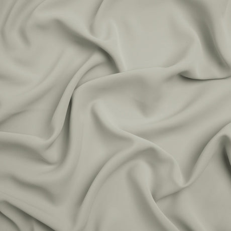 Polyester Double Georgette - Silver - Mimosa Collection by Mood