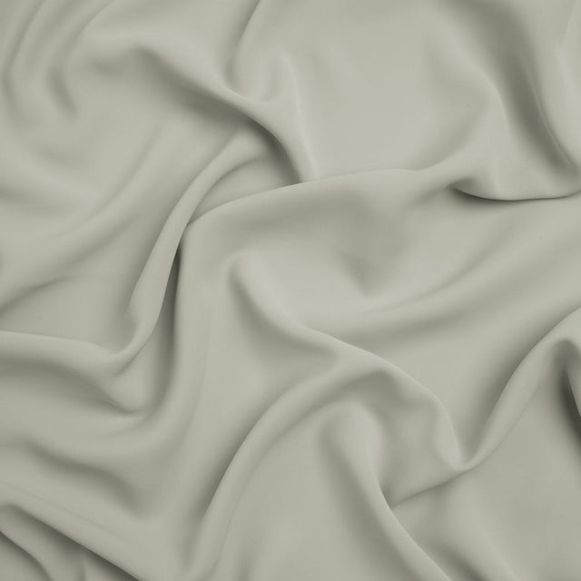 Polyester Double Georgette - Silver - Mimosa Collection by Mood