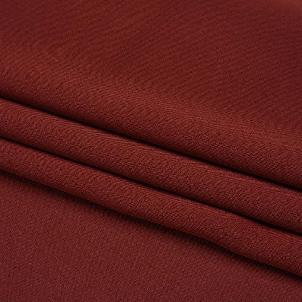 Polyester Double Georgette - Burgundy - Mimosa Collection by Mood