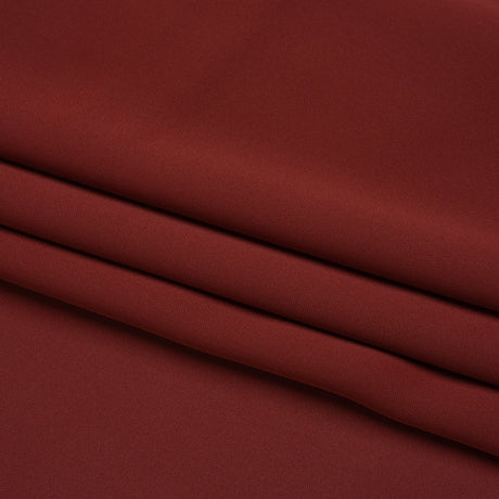 Polyester Double Georgette - Burgundy - Mimosa Collection by Mood