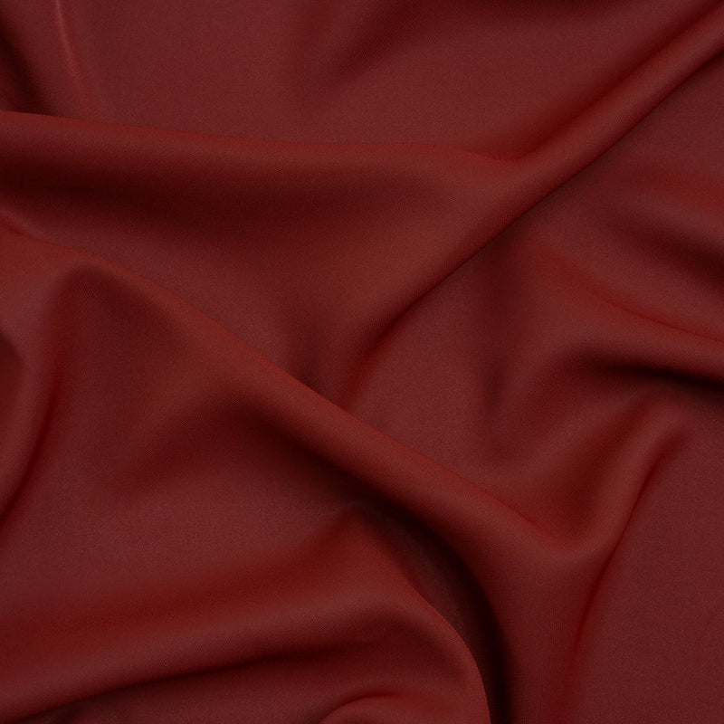 Polyester Double Georgette - Burgundy - Mimosa Collection by Mood