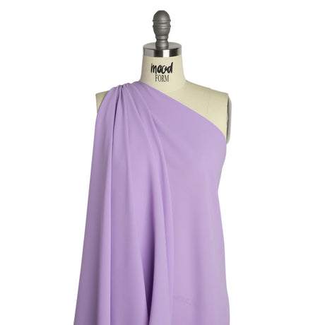 Polyester Double Georgette - Lavender - Mimosa Collection by Mood