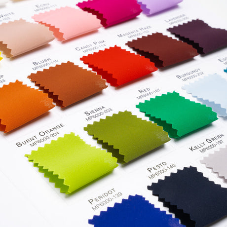 Color Card - Mimosa Double Georgette Collection - 8.5" x 11", 3-Hole