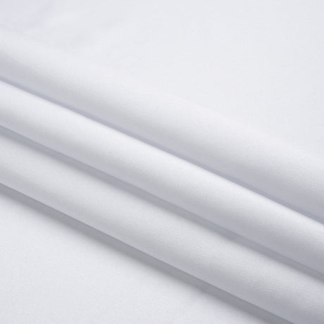 Premium Polyester Satin - Bright White - Gavia Collection by Mood