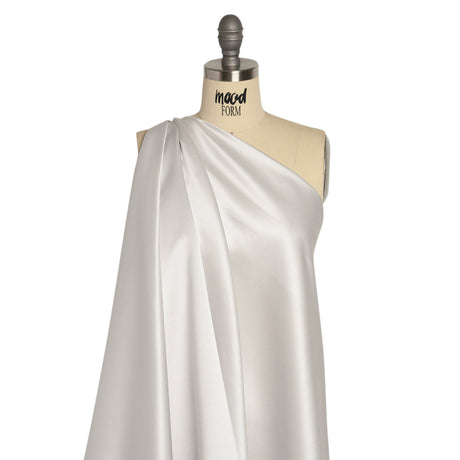 Premium Polyester Satin - Antique White - Gavia Collection by Mood