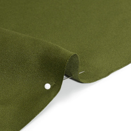 Premium Polyester Satin - Pesto Green - Gavia Collection by Mood