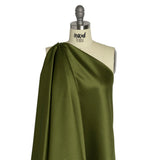 Premium Polyester Satin - Pesto Green - Gavia Collection by Mood