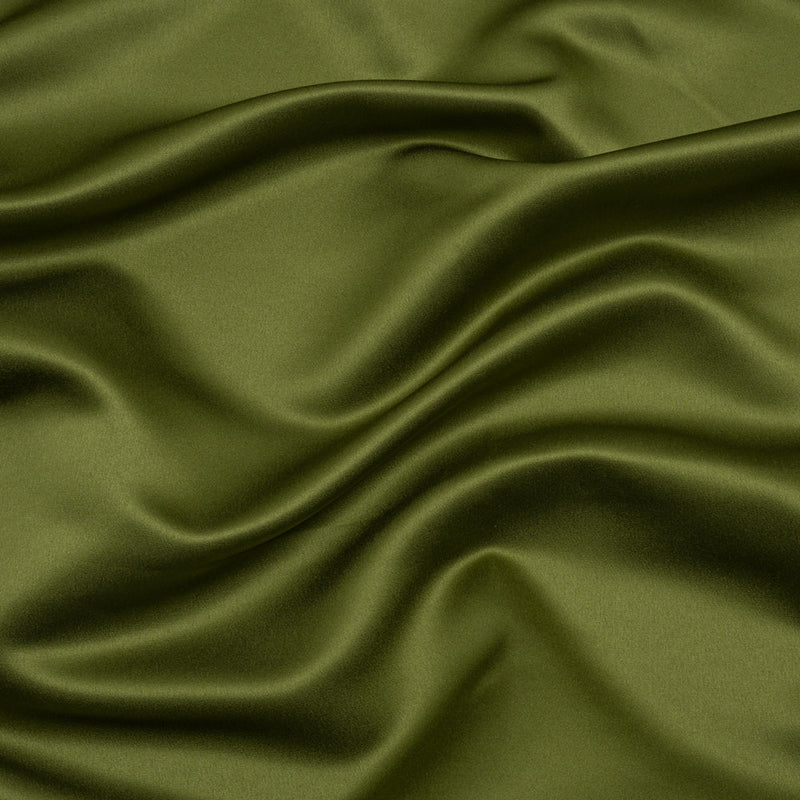 Premium Polyester Satin - Pesto Green - Gavia Collection by Mood