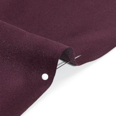 Premium Polyester Satin - Eggplant - Gavia Collection by Mood