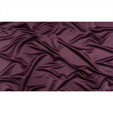 Premium Polyester Satin - Eggplant - Gavia Collection by Mood