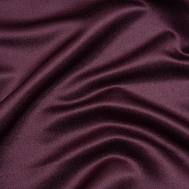 Premium Polyester Satin - Eggplant - Gavia Collection by Mood