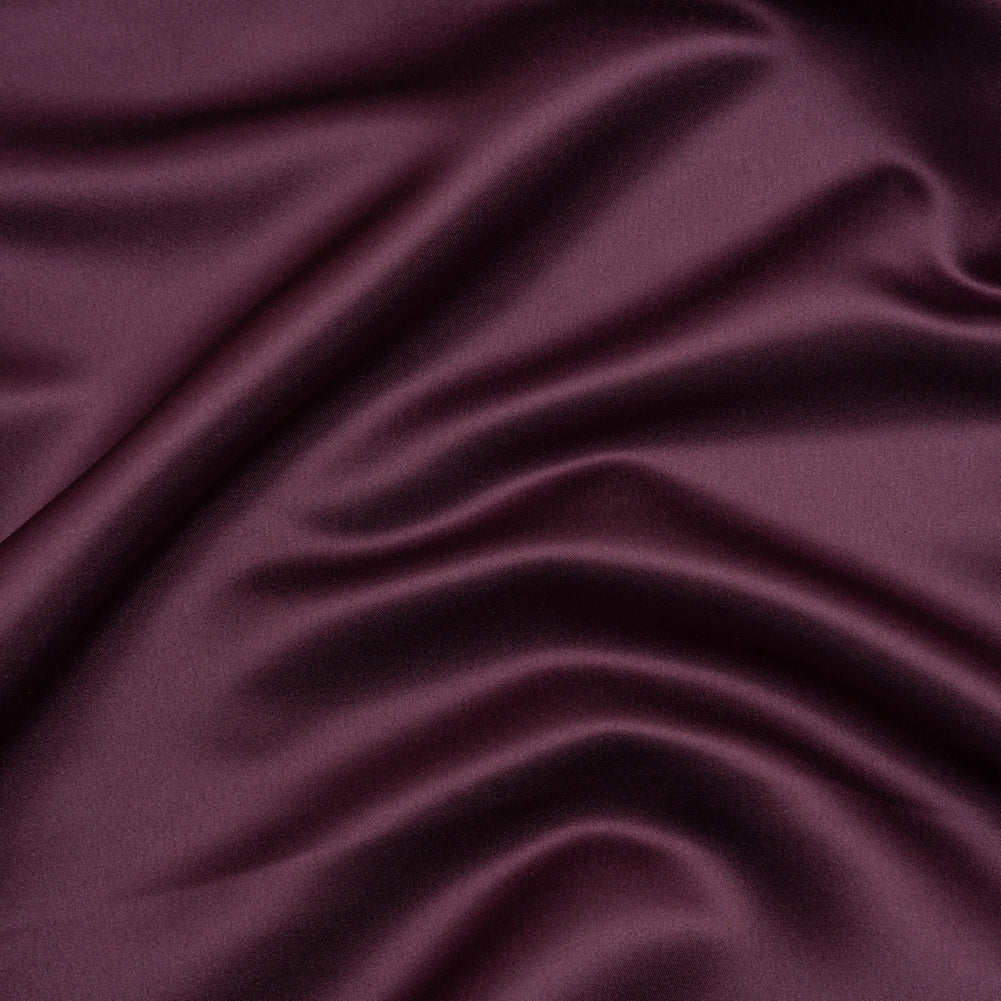 Premium Polyester Satin - Eggplant - Gavia Collection by Mood